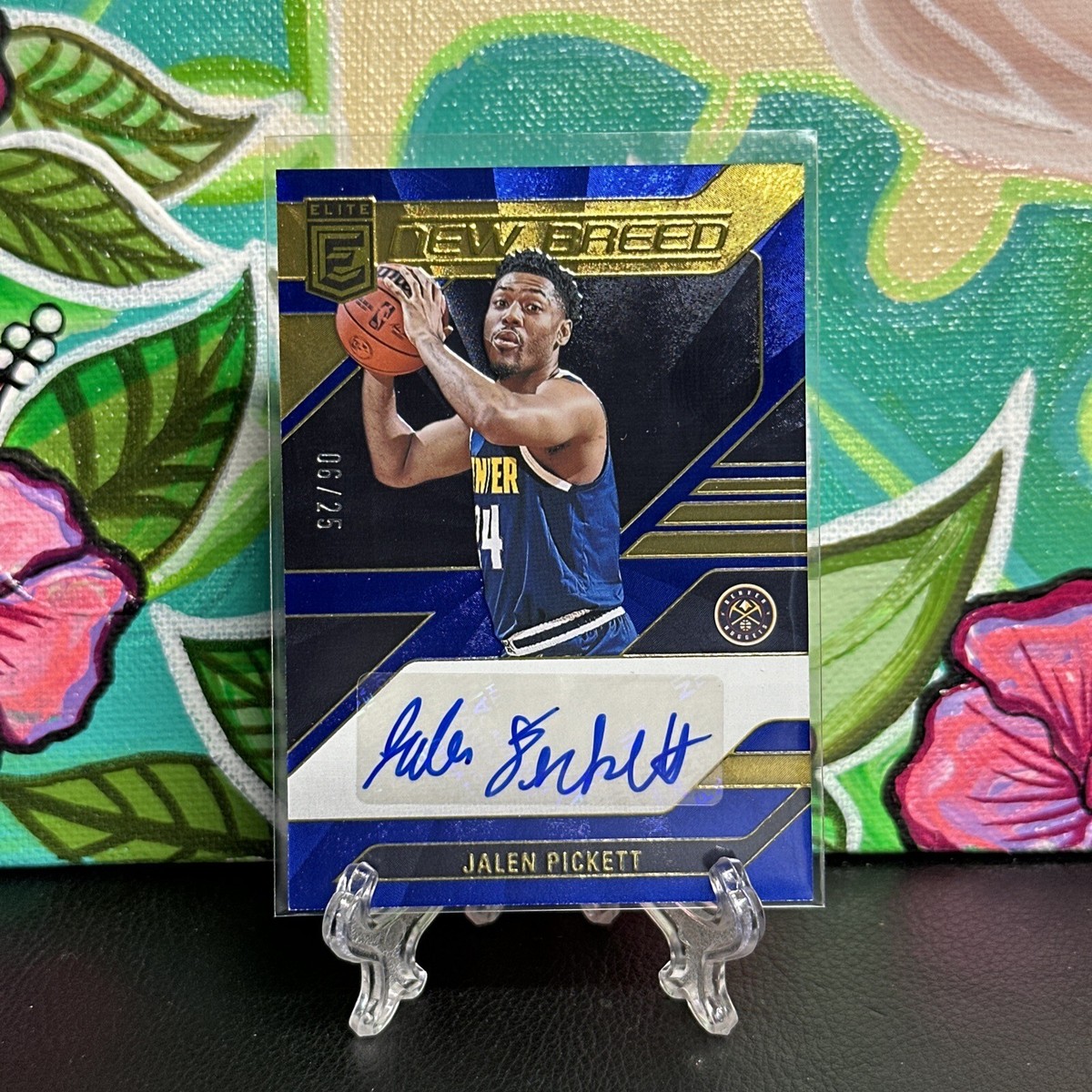 2023-24 Donruss Elite JALEN PICKETT New Breed RC Rookie Auto Blue 