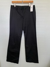 Tommy Hilfiger NWT Dress Pants Straight Leg Size 8 Black