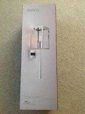 ASTRO LIGHTING OUTDOOR WALL LIGHT, COACH 130, POLISHED STAINLESS STEEL!