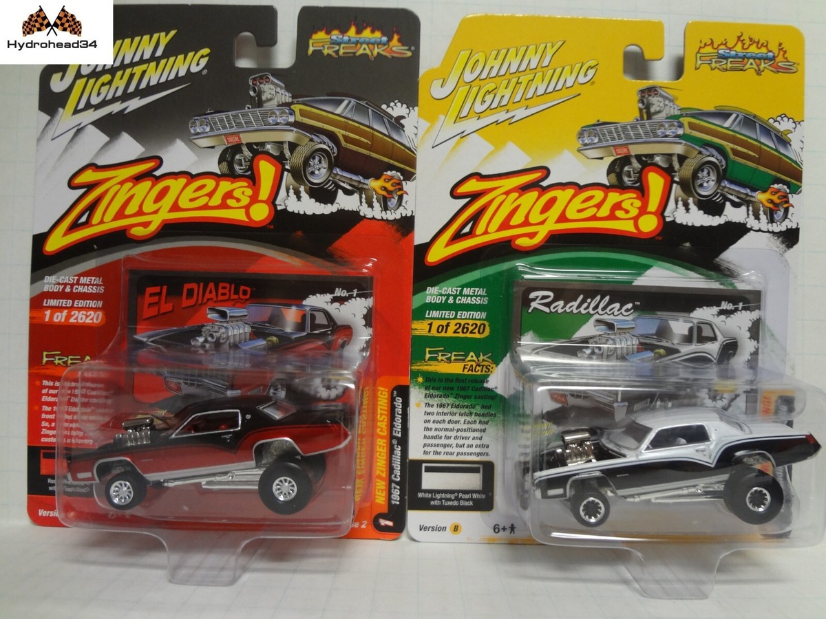Johnny Lightning 1967 Cadillac Eldorado Zingers bundle JLSF026 A&B
