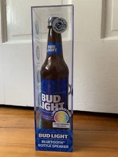 Bud Light Wireless Bluetooth Bottle Speaker LIMITED EDITION Color Changing LED