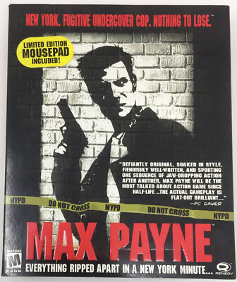 Max Payne Limited Edition PC CD-ROM Big Box  NEU 