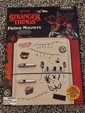 Paladone: Stranger Things Fridge Magnets Netflix 4 Sheets Alphabet New Hawkins