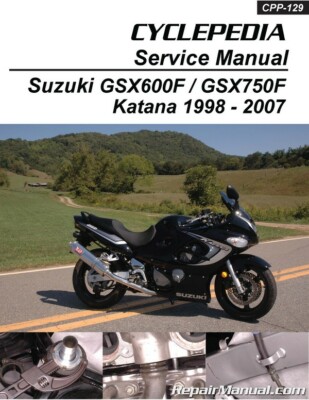 スズキ　GSX-S　KATANA　スペシャルファイル 1998-2007 Suzuki GSX600F GSX750F Katana Cyclepedia Printed