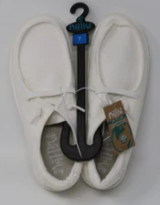 Mad Love Lizzy Slip On Sneakers Shoes Size 7 White NWT