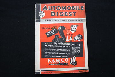 1939 MAY AUTOMOBILE DIGEST MAGAZINE - RAMCO SOLVED THE PROBLEM COVER - SP 4183Z