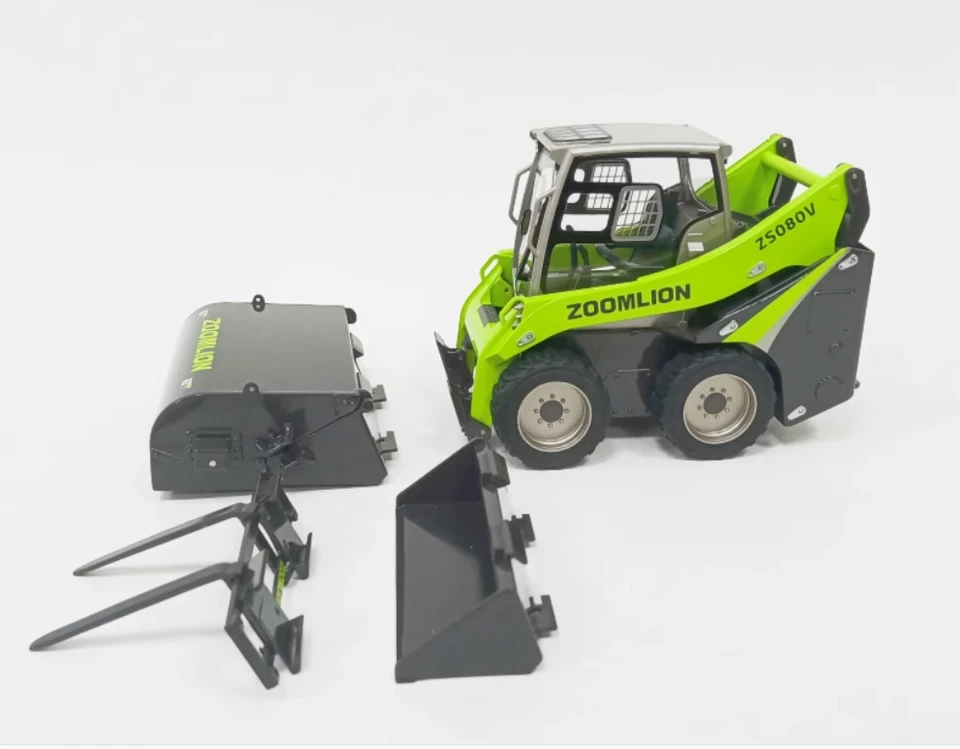1:20 ZOOMLION ZS080V Skid-Steer Loader Construction Machine Diecast Model - Image 4 of 4
