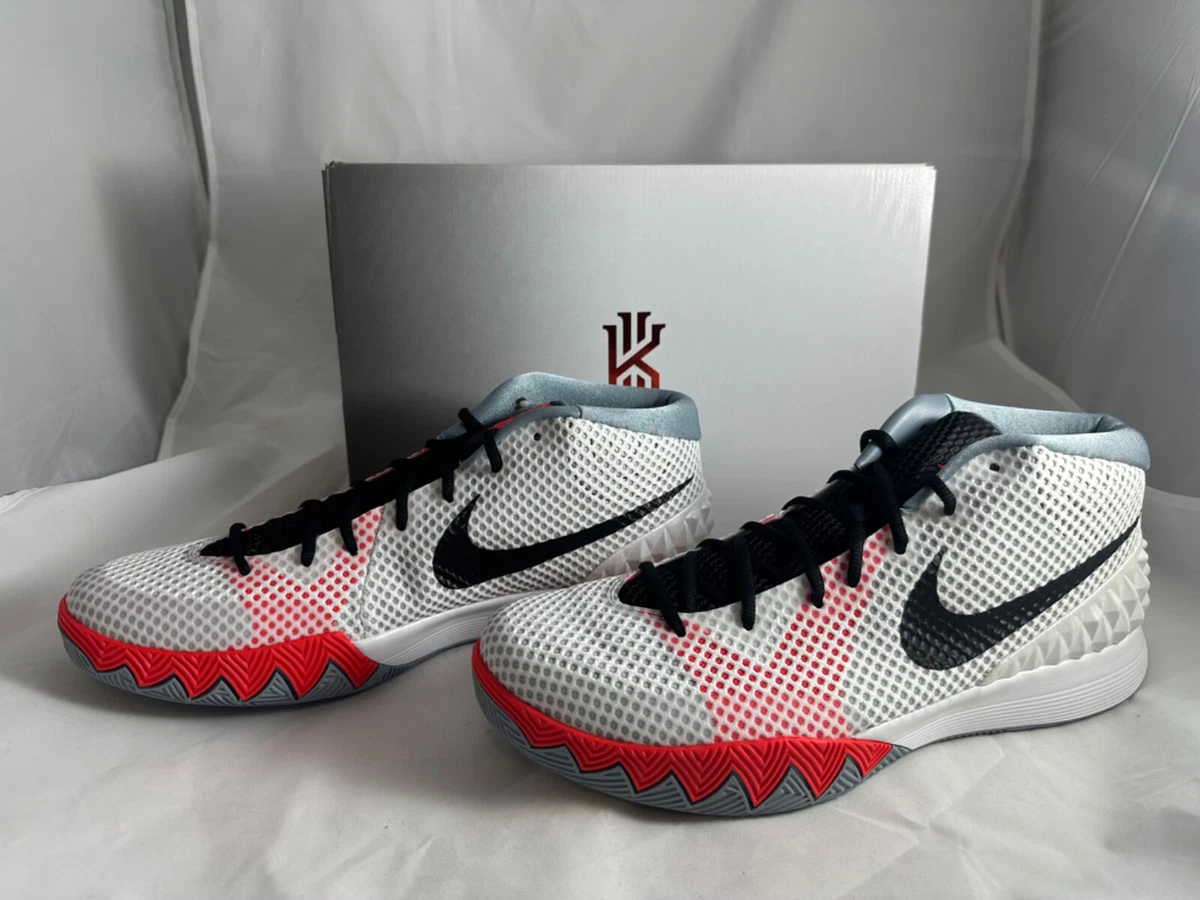 Nike Kyrie 1 Dream Mens Basketball Shoes White Black Red 705277-100 Size 8 s-l1200.jpg main image 3