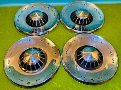Plymouth Fury Savoy Belvedere Wheel Covers Hub Caps (4) 1962 Vintage