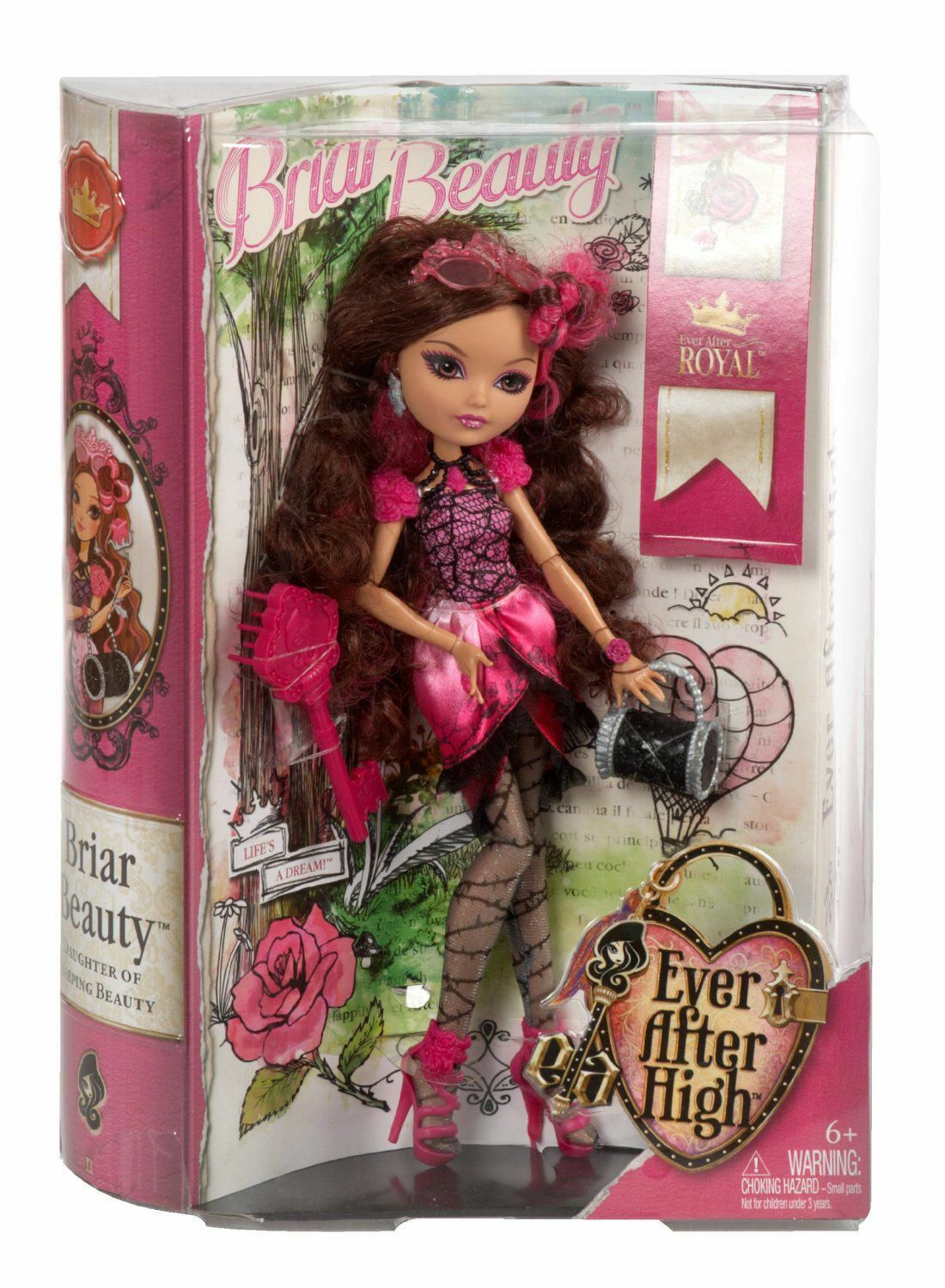 Image of Bambola Ever After High Briar Beauty Daughter of Sleeping Beauty di Mattel 11 