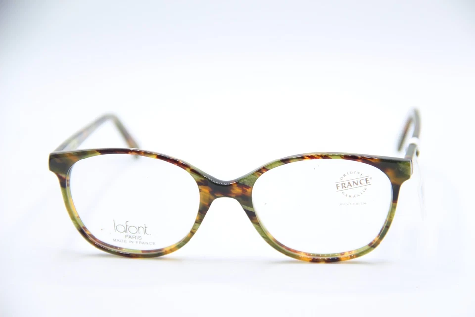 NUEVO JEAN LAFONT PARIS VALENTINE 4037 OLIVA AUTÉNTICO ESTUCHE GAFAS 51-18 Foto 2 de 4