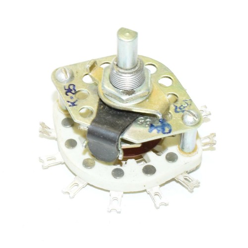 4 POLE 2 POSITIONS RUSSIAN NON-SHORTING CERAMIC ROTARY SWITCH - Picture 4 of 5
