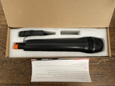 Pyle PDWM91 Portable VHF Wireless Microphone Transmitter Set (open box)