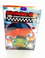 Boy Happy Birthday Cars Greeting Card, By Hallmark - age, new,