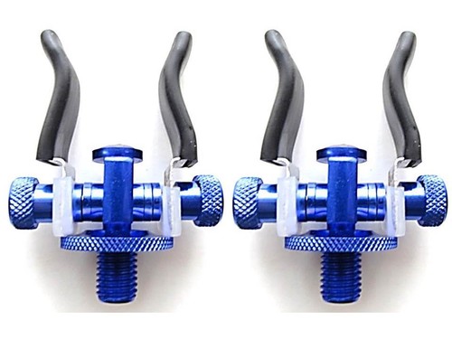 2 Adjustable Fishing Tackle Rod Rest & 2 Bobbins Indicators For Bite Alarms Pods - 第 7/20 張圖片