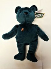 Salvino's Bamm Beano's Cal Ripken 8 Dark Green Beanie Plush Toy Bear