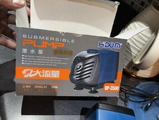 Hidom DP-3500 Tauchpumpe Wasserpumpe 3000L/H Aquarium Teich Brunnen 55W Neu