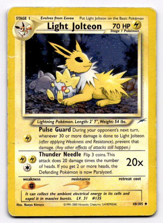 Light Jolteon Neo Destiny - Pokemon HP 048/105