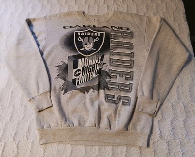 Vintage Oakland Raiders 1995 ABC Monday Night Football Crewneck Sweatshirt Large