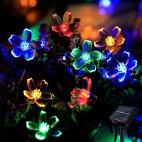 Solar Gartenfee Lichterketten Outdoor, 8 M Solar Fee Lichterketten, Wetterfest,