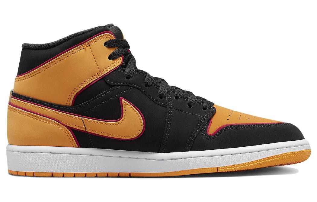 Jordan 1 Mid Fat Tongue Black Orange FJ4923-008 | eBay
