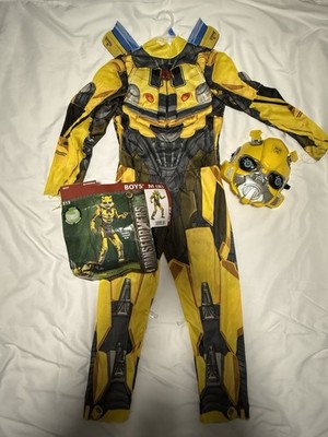 Transformers Bumblebee Kids Muscle Costume 7-8 Halloween Disguise Bee, 141