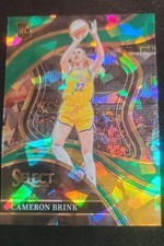 2024 Panini Select WNBA - Courtside Cameron Brink #228 Green Ice Prizm (RC) Ssp