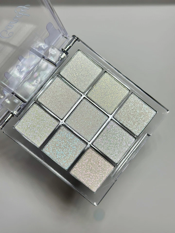 Mini paleta de sombras de ojos duocromáticas a la sombra algodón caramelo vegano crueldad F Foto 4 de 4