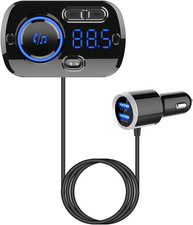 Bluetooth FM Transmitter for Car, Wireless Radio Adapter Car Music Player Receiv