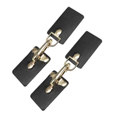 2 Pcs Toggle Buttons for Coats Belt Equipment Buckle Buckles Lether
