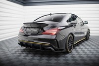 Diffusor Flaps Passend FüR Mercedes-Amg Cla 45 C117 Fl Mit Aero Paket Roter Kern