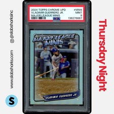 2024 TOPPS CHROME UPDATE VLADIMIR GUERRERO JR. MAJOR LEAGUE MINIS SSP PSA 9