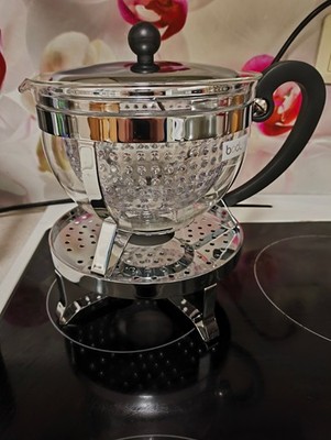 Bodum CHAMBORD Set - Teebereiter mit Stövchen 1.1 L Ø 17 cm