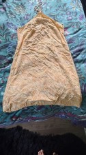 American Eagle paisley light Orange Sun Dress Size 12 Excellent Condition