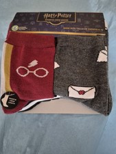 Harry Potter 10 Pair, Sz 4-10, Shortie Crew Socks, Multi-Color, NWT