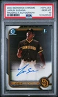 Jarlin Susana 2022 Bowman Prospect 1st Chrome On Card Auto PSA 10 Nationals