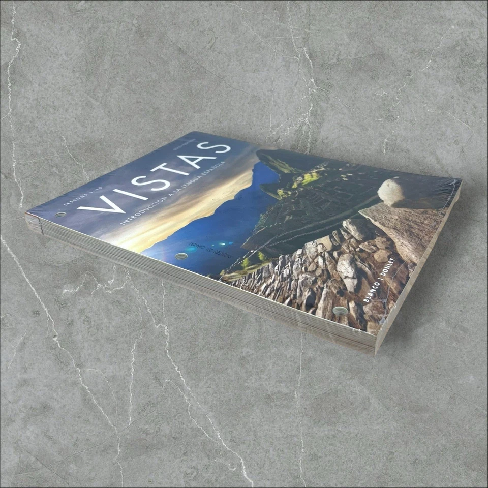 Vistas: Introduccion a la Lengua Espanola Lessons 1-10 6th Ed Loose Leaf Sealed - Image 3 of 4