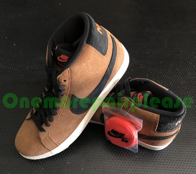 Nike SB Blazer Mid Light British Tan Black 864349-202 OG Tiff Box Series Dunk