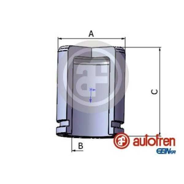 Autofren 30Mm Kolben Bremssattel Hinten Passend FüR Hyundai Elantra I20 | D02565-image
