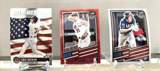 Eric Becker 2026 Panini Stars & Stripes USA Base, All American & Red Wave Prizm