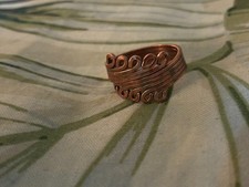 Solid Copper Ring CR33 - 1/2 an inch wide. - Available in sizes 7,8,  9.