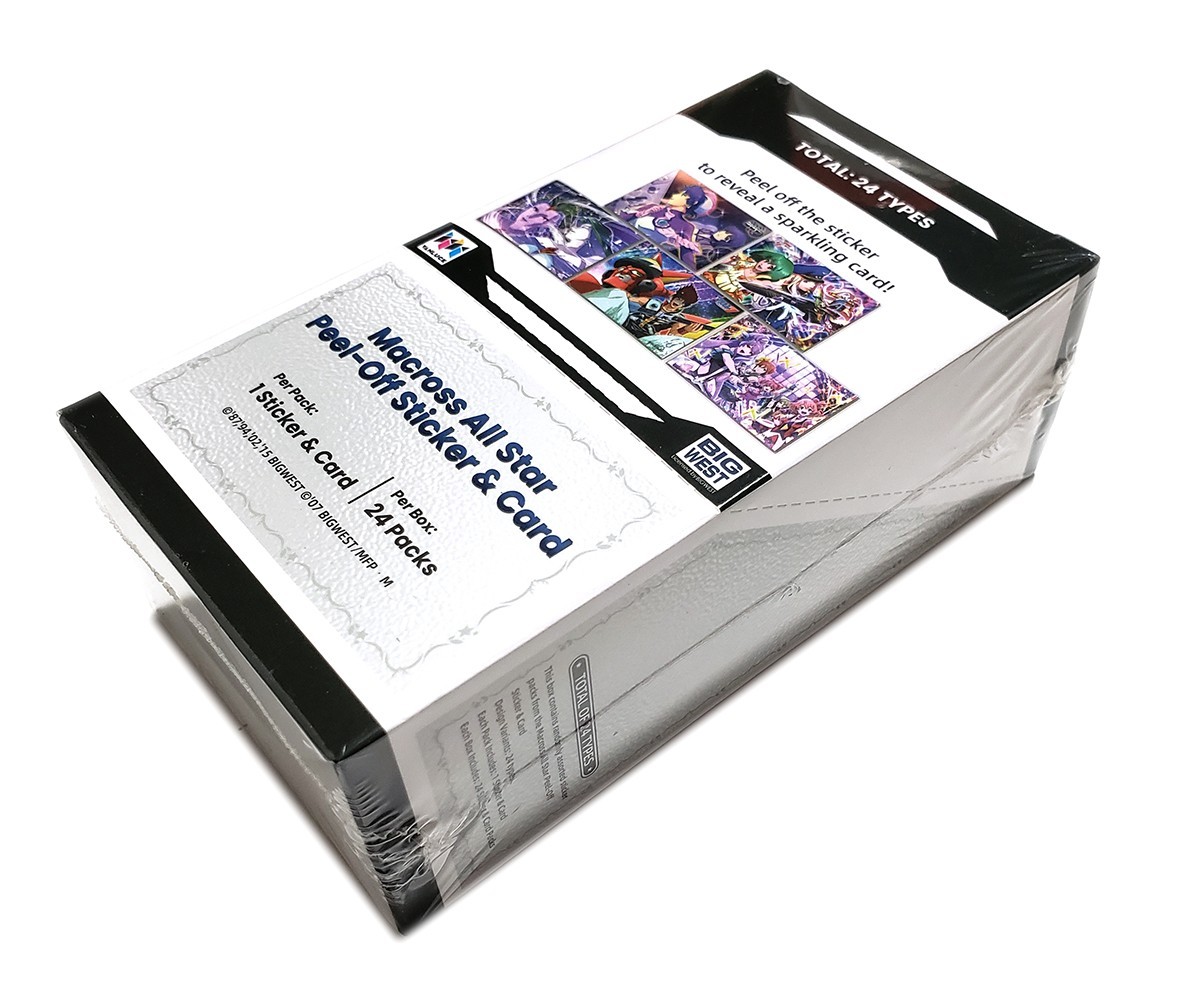 MACROSS Official STICKER & CARD Full BOX SET Delta FRONTIER Plus 7