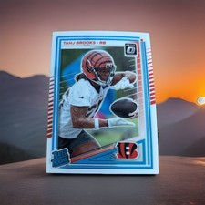 2025 Panini Donruss Optic - Rated Rookie Tahj Brooks #268 (RC)