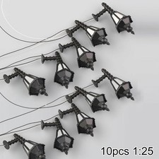 10 pièces lampadaire LED réverbère de jardin modélisme ferroviaire pour éch