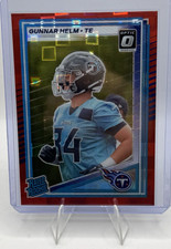 Gunnar Helm 2025 Donruss -  Optic Preview Red Pandora Rated Rookie Card# 371