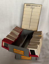 KODASLIDE 35mm COMPARTMENT FILES LOT OF 2. 240 slide capacity each 