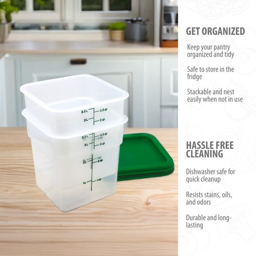 Food Storage Container with Lid (Microwave Safe and BPA-Free) - 2 Pack - Clas... - Picture 2 of 2