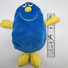 1994 Commonwealth Jelly Bean Plush Blue & Yel...