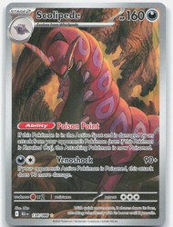Scolipede 134/086 Black Bolt Illustration Rare