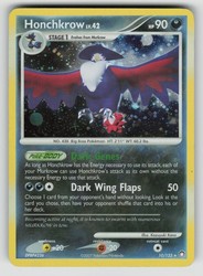 Honchkrow 10/123 Mysterious Treasures Holo Rare